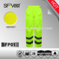 EN20471 Hi vis Amarelo poli / algodão de carga Calças de trabalho calças reflexivas